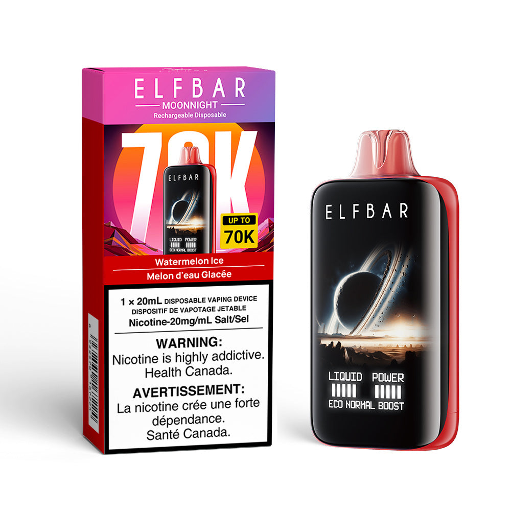 Elf Bar MoonNight 70K Disposable Vape - Watermelon Ice